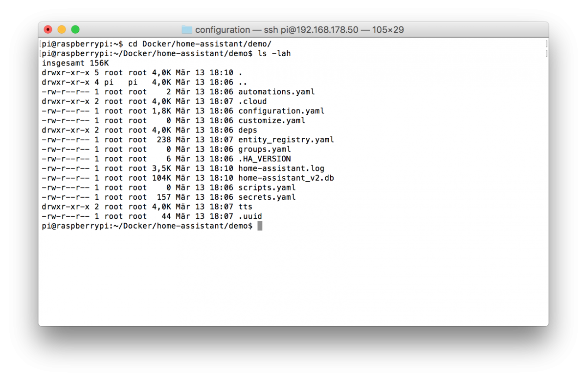 Smart Home mit Home Assistant in einem Docker Container auf einem
